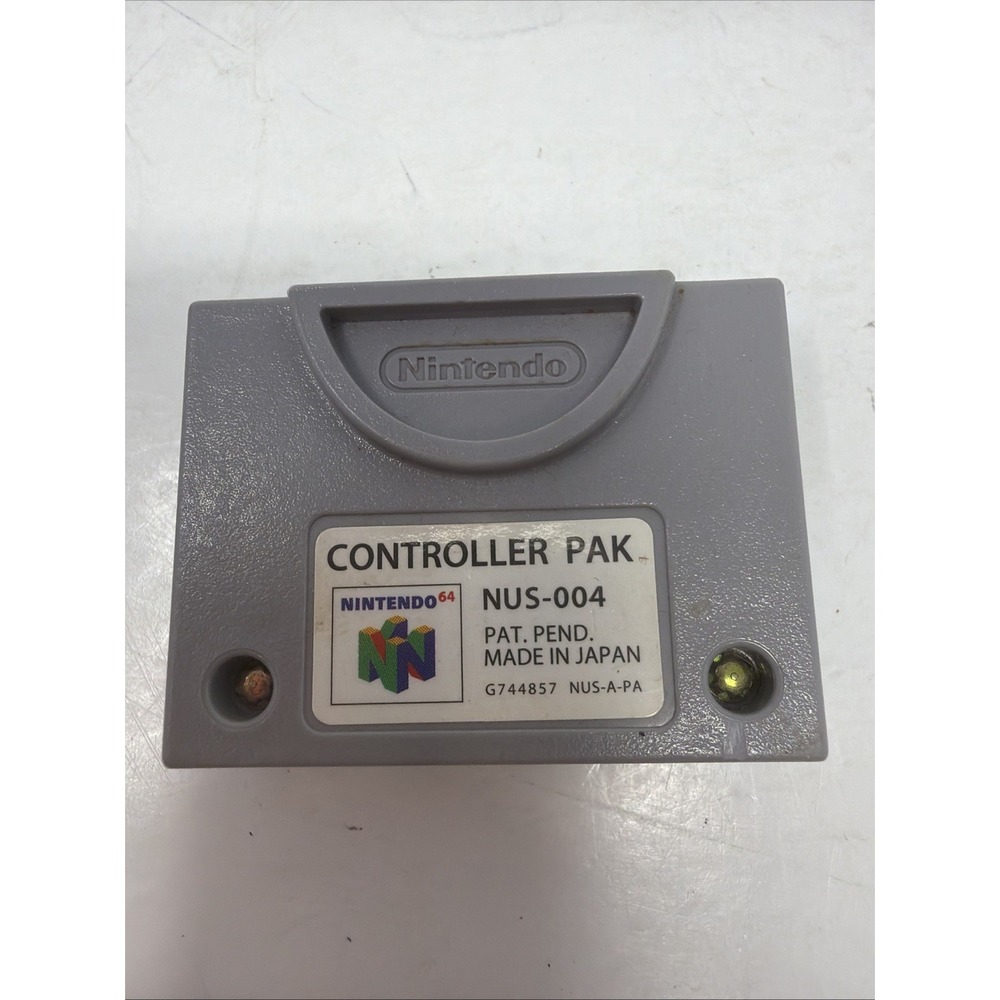 OEM N64 Original Nintendo 64 Controller Pak Memory Card NUS-004